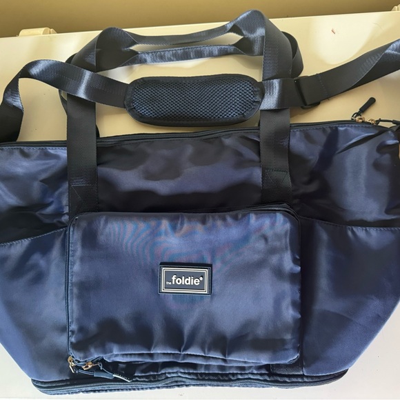 The Foldie travel bag- NAVY BLUE - Picture 1 of 8